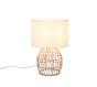 Rike Πορτατίφ με Μπεζ Καπέλο και Μπεζ Βάση Trio Lighting R51131036