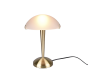 Pilz II Πορτατίφ με Λευκό Καπέλο και Χρυσή Βάση Trio Lighting R59261008