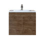 Έπιπλο Μπάνιου 90 εκ. με Νιπτήρα Χρώμα Pine Dark Sanitec Alba A 90