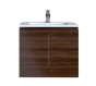 Έπιπλο Μπάνιου 90 εκ. με Νιπτήρα Χρώμα Pine Dark Sanitec Alba A 90