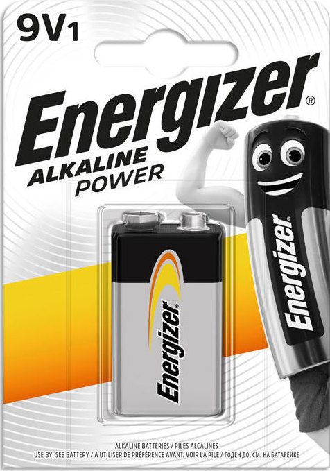 Μπαταρία Αλκαλική 9V 6LR61 Energizer Alkaline Power F016619