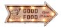 Πινακίδα MDF με Φως  28x60x5cm Good Food Etoile NN-796A