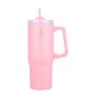 Θερμός Straw Tumbler XL 900ml Blossom Rose Estia Home Art Save the Aegean 01-28688