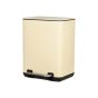 Χαρτοδοχείο Μπάνιου 6lt Soft Close Estia Home Art Cubic Ivory 02-20989