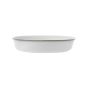 Σαλατιέρα Πορσελάνης Λευκή 23x6,5cm Κάθετη Estia Home Art Pearl White 07-15398