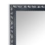 Καθρέπτης Επιτοίχιος Π50xY150 εκ. Black-Silver Wood Πλαίσιο Mirrors & More Sonja 1070296