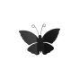 Black Butterflies 3D πολυπροπυλενίου Ango 24002