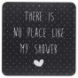 Αντιολισθητικό Ταπέτο Ντουζιέρας Rubber 53x53cm Sealskin Lyrics Black 315232619