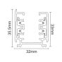 ΡΑΓΑ 4 ΚΑΛΩΔΙΩΝ 2m ΜΑΥΡΗ ACA 4W2MB