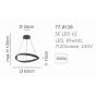 SE LED 62 MATEO PENDANT GOLD MAT HOMELIGHTING 77-8128