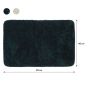 Πατάκι Μπάνιου 60x90cm Polyester Sealskin Angora Dark Green 800119