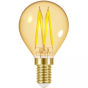 Λαμπτήρας Led Filament Amber Dimmable P45  E14 Μπαλάκι 4,8w 2000K 300lm Ø45xH78mm Enjoy EL825904