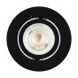 Χωνευτό Σποτ Στρογγυλό Μαύρο 8,8x8,8cm LED 2700-6500K 345lm Ρυθμιζόμενο Εφαρμογή-Τηλεχειριστήριο Eglo Saliceto 99669
