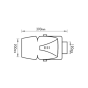 ΠΡΟΒΟΛΕΑΣ 150W HQI G12 ΓΚΡΙ ΜΕ ACA AC.045XF803B