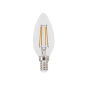 LED FILAMENT E14 C35 4W 2700K 230V AC 480LM RA80 ACA FLAM4WW