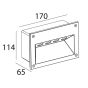 DOWN 4X1W P.LED IP65 ACA HI2582