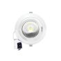 WHITE LED RECESSED MOVABLE LUMINAIRE 30W 3000K 60° 2400LM 230V Ra80 ACA LINO3030