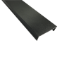 METAL BLACK COVER FOR ALUMINUM PROFILE P240 2.5m/pc ACA MP240