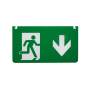 DOUBLE SIDE SIGN "DOWN ARROW" FOR MYA EMERGENCY LUMINAIRE ACA MYAD