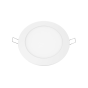 LED SLIM PANEL WHITE ROUND REC. 12W 3000K 1040Lm Φ170 230V AC Ra80 ACA PLATO1230RW