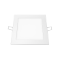 LED SLIM PANEL WHITE  SQUARE REC. 12W 4000K 1100Lm 170mm 230V Ra80 ACA PLATO1240SW