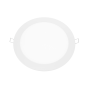 LED SLIM PANEL WHITE ROUND REC. 18W 3000K 1650Lm Φ220 230V AC Ra80 ACA PLATO1830RW