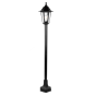 6S PLASTIC FLOOR GARDEN BLACK LUMINAIRE 100CM E27 IP44 ACA PLGQ5B