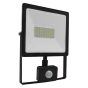 BLACK SENSOR LED SMD FLOOD LUMINAIRE IP66 50W 4000K 4250Lm 230V RA80 ACA Q5040S