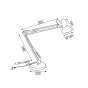 ΠΟΡΤΑΤΙΦ ΛΕΥΚΟ E27 1X60W H85CM PENNA ACA SF606W