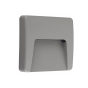 LED WALL SQUARE LUMINAIRE GREY 230V AC IP65 3W 3000K 200LM RA80 ACA SLIM42