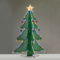 Δέντρο με Αστέρι 3D TINSEL FOLDABLE TREE WITH STAR 52 LED ΠΟΛΥΧΡΩΜΑ & ΘΕΡΜΟ ΑΣΤΕΡΙ 40*40*93cm IP44 5m ΚΑΛ ACA X05481533