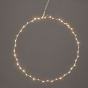 "D30CM SILVER ROUND" 45 ΜΙΝΙ LED ΛΑΜ, WW, ΑΣΗΜΙ ΚΑΛΩΔ. ΧΑΛΚΟΥ,ΑΝΤΑΠΤ.(3VDC),IP44, 3M ΔΙΑΦ ΚΑΛ ACA X064514227