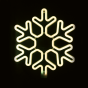 "SNOWFLAKE" 300 NEON LED 3m NEON DOUBLE SMD ΦΩΤ., WW ΣΤΑΘ., IP44, 40X40CM, 1.5m ΚΑΛ. ACA X0830014111