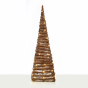 "NATURAL RATTAN CONE TREE" 50 MINI WW LED ΛΑΜΠ. ΜΠΑΤ. 3ΧΑΑ,IP20 Φ27X90CM ACA X11501120