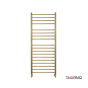 Θερμαινόμενη Πετσετοκρεμάστρα Μπάνιου 120x50cm 100% Inox Thermo Bellavia Brushed Brass (Gold) BEL12050-211