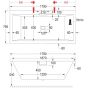 Μπανιέρα Υδρομασάζ Ακρυλική 180*80 εκ. Carron Carronite Celsius 451CH 