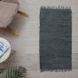 Δερμάτινο Χαλί Γκρι 160x230cm Leather Flat San Lorentzo 1372CGREY