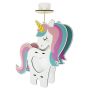 Unicorn MDF παιδικό φωτιστικό οροφής (41597) Ango