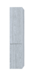 Στήλη Μπάνιου Κρεμαστή Υ175*Π35*Β37 εκ. Χρώμα Anziano Grey Sanitec Alba C